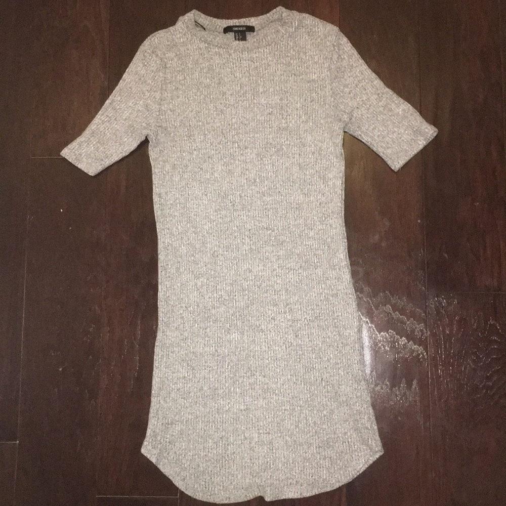 Right gray dress